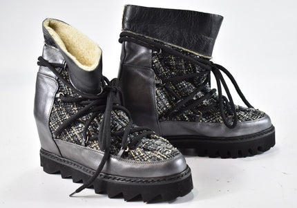 La Corde Blanche Damen Stiefelette Boots EUR 40 Nr. 24-M 4273-Schuh-Gebraucht-secondhand