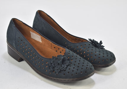 Jenny Damen Halbschuhe Slipper Ballerinas UK 7,5 Nr. 24-U 2683-Schuh-Gebraucht-secondhand