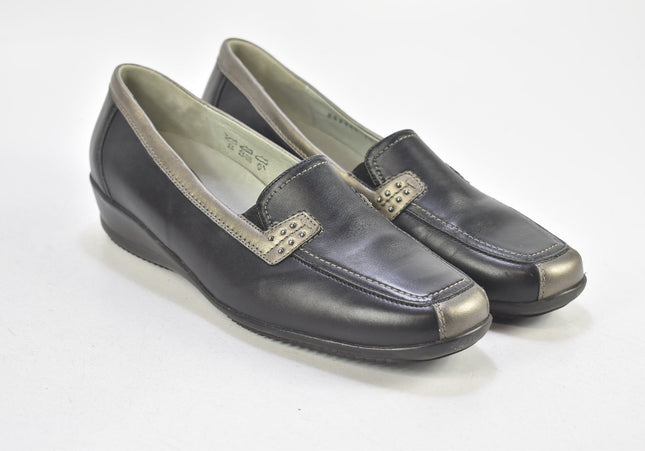 Waldläufer Damen Halbschuhe Slipper Ballerinas UK 9 Nr. 24-F 1093-Schuh-Gebraucht-secondhand