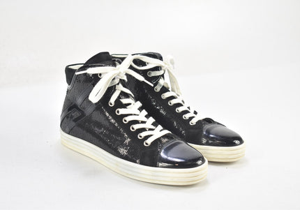 Hogan Rebel Damen Stiefelette Boots EUR 36,5 Nr. 24-J 1678-Schuh-Gebraucht-secondhand