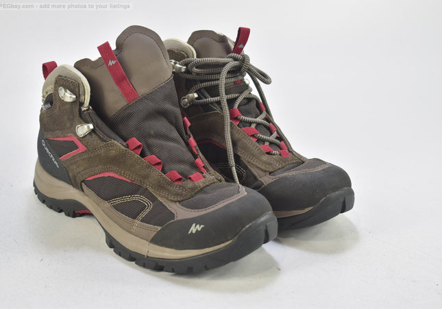 Quechua Damen Wanderschuhe Trekking SL 25cm Nr. 25-J 381-Schuh-Gebraucht-secondhand