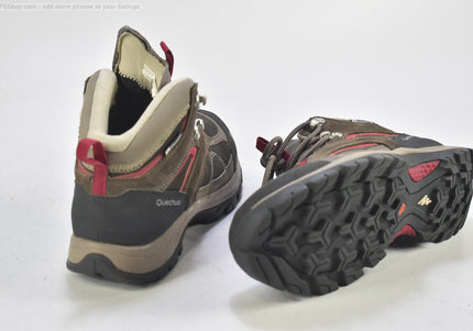 Quechua Damen Wanderschuhe Trekking SL 25cm Nr. 25-J 381-Schuh-Gebraucht-secondhand