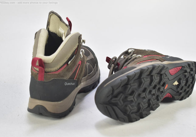 Quechua Damen Wanderschuhe Trekking SL 25cm Nr. 25-J 381-Schuh-Gebraucht-secondhand