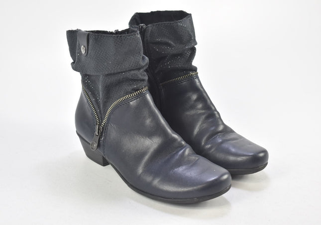 Rieker Damen Stiefelette Boots EUR 37 Nr. 24-J 3592-Schuh-Gebraucht-secondhand