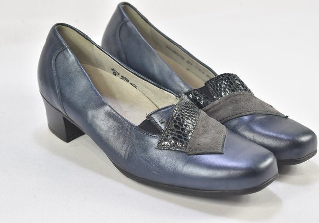 Waldläufer Damen Pumps High Heels UK 7 Nr. 23-N 2852-Schuh-Gebraucht-secondhand