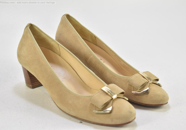 Hassia Rimini Damen Pumps High Heels UK 6 Nr. 25-M 384-Schuh-Gebraucht-secondhand