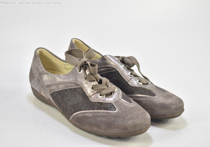 Waldläufer Damen Halbschuhe Freizeitschuhe UK 9,5 Nr. 25-F 3196-Schuh-Gebraucht-secondhand