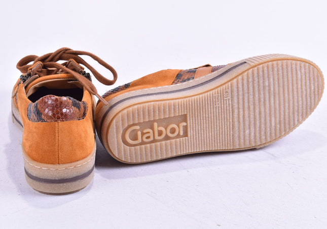 Gabor Damen Halbschuhe Freizeitschuhe UK 4,5 Nr. 24-Y 3048-Schuh-Gebraucht-secondhand