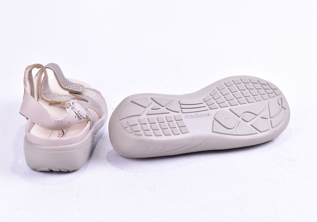Medicus Damen Sandale Sandalette UK 4 Nr. 24-SD 2196-Schuh-Gebraucht-secondhand