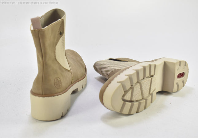 Rieker Damen Stiefelette Boots EUR 39 Nr. 24-B 5516-Schuh-Gebraucht-secondhand