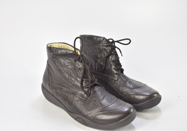 Waldläufer Damen Stiefelette Boots UK 4 Nr. 24-P 1080-Schuh-Gebraucht-secondhand