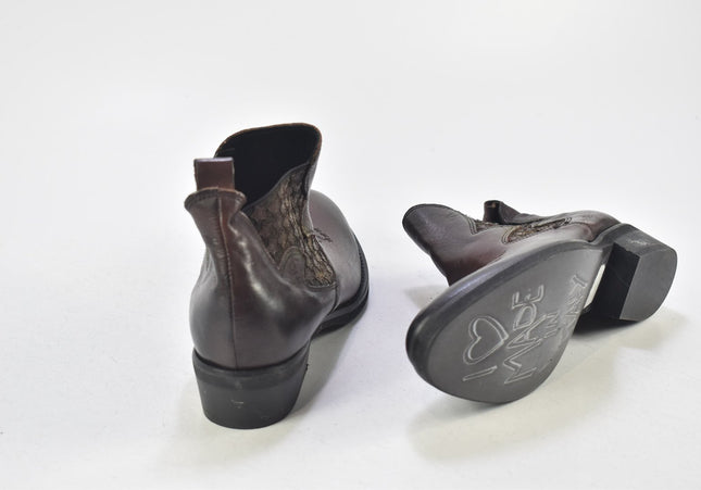 Ralph Harrsion Damen Stiefelette Boots EUR 38 Nr. 24-Y 741-Schuh-Gebraucht-secondhand