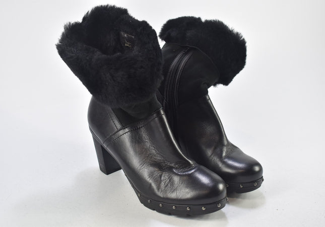 Paul Green Damen Stiefelette Boots UK 7 Nr. 24-B 586-Schuh-Gebraucht-secondhand