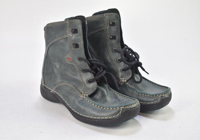 Wolky Damen Stiefelette Boots EUR 36 Nr. 24-B 766-Schuh-Gebraucht-secondhand