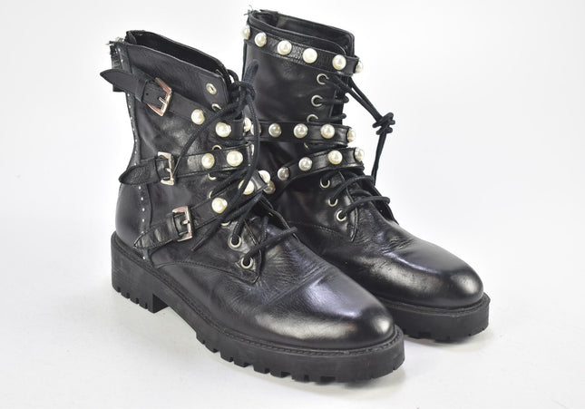 Zara Damen Stiefelette Boots EUR 38 Nr. 24-F 368-Schuh-Gebraucht-secondhand