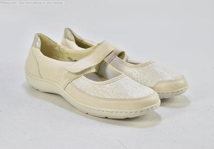 Waldläufer  Damen Halbschuhe Slipper Ballerinas  UK 4,5 Nr. 25-L 1667