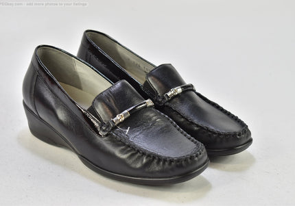 Medicus Damen Halbschuhe Slipper Ballerinas UK 4,5 Nr. 25-P 192-SchuhGebraucht