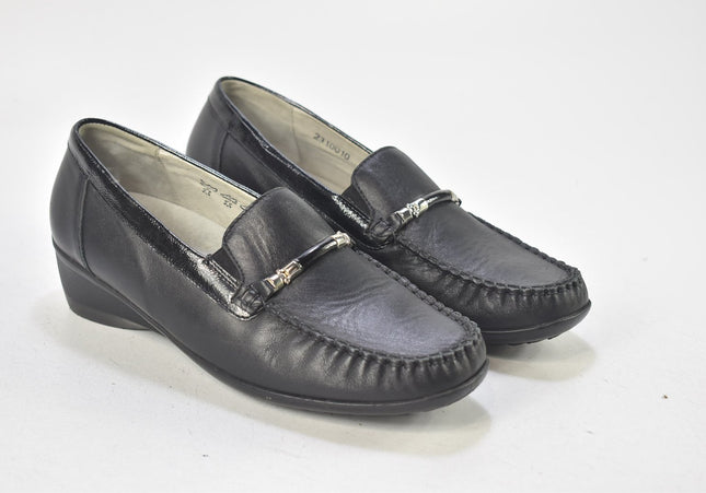 Waldläufer Damen Halbschuhe Slipper Ballerinas UK 6,5 Nr. 24-U 1550-Schuh-Gebraucht-secondhand