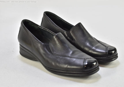 Semler Damen Halbschuhe Slipper Ballerinas UK 7,5 Nr. 25-T 2191-gebrauchte Schuhe-second hand-SchuhGebraucht