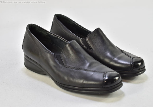 Semler Damen Halbschuhe Slipper Ballerinas UK 7,5 Nr. 25-T 2191-gebrauchte Schuhe-second hand-SchuhGebraucht