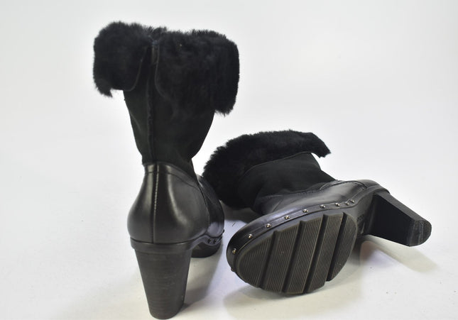 Paul Green Damen Stiefelette Boots UK 7 Nr. 24-B 586-Schuh-Gebraucht-secondhand