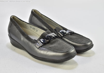 Waldläufer  Damen Halbschuhe Slipper Ballerinas  UK 8,5 Nr. 25-O 587