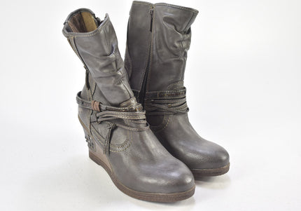 Mustang Damen Stiefelette Boots EUR 37 Nr. 24-M 1444-Schuh-Gebraucht-secondhand