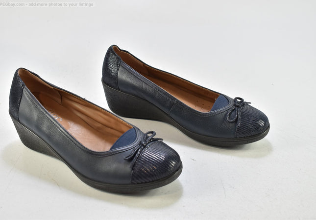 Hotter Damen Pumps High Heels UK 4 Nr. 25-A 741-Schuh-Gebraucht-secondhand