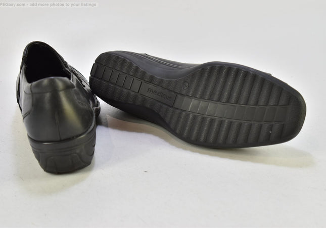 Medicus Damen Halbschuhe Slipper Ballerinas UK 7 Nr. 25-U 1420 - Schuh-Gebraucht - Second-hand - gebrauchte Schuhe