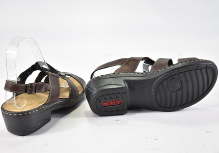 Rieker Damen Sandale Sandalette EUR 37 Nr. 24-SD 2657-Schuh-Gebraucht-secondhand