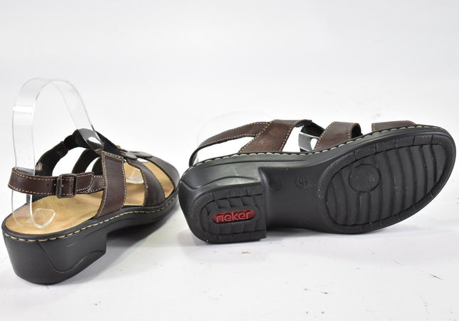 Rieker Damen Sandale Sandalette EUR 37 Nr. 24-SD 2657-Schuh-Gebraucht-secondhand