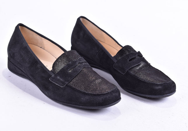 Hassia Damen Halbschuhe Slipper Ballerinas UK 6,5 Nr. 24-Y 4716-Schuh-Gebraucht-secondhand