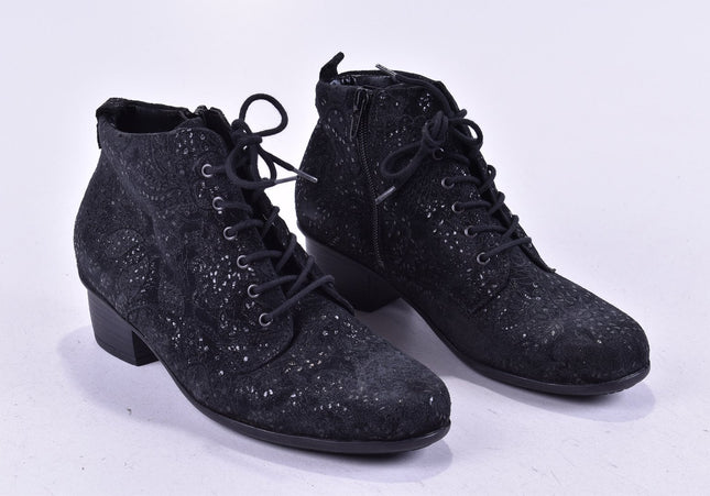 Waldläufer Damen Stiefelette Boots UK 4 Nr. 24-M 397-Schuh-Gebraucht-secondhand
