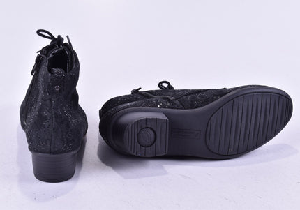 Waldläufer Damen Stiefelette Boots UK 4 Nr. 24-M 397-Schuh-Gebraucht-secondhand