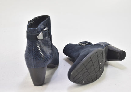 Via Milano Damen Stiefelette Boots EUR 36,5 Nr. 24-B 1650-Schuh-Gebraucht-secondhand