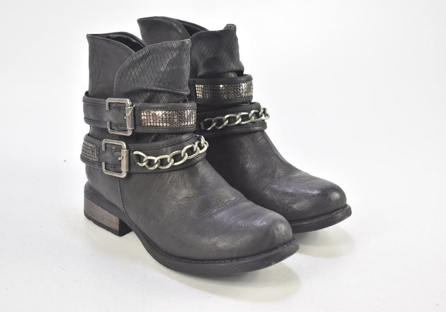 Rieker Damen Stiefelette Boots EUR 36 Nr. 24-F 379-Schuh-Gebraucht-secondhand