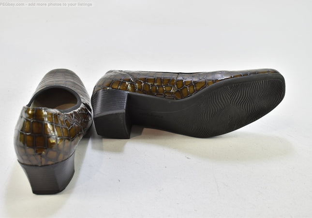 Waldläufer Damen Pumps High Heels UK 6,5 Nr. 25-A 747-Schuh-Gebraucht-secondhand