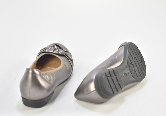 Gabor Damen Halbschuhe Slipper Ballerinas UK 4,5 Nr. 24-J 4107-Schuh-Gebraucht-secondhand
