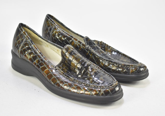 Salamander Damen Halbschuhe Slipper Ballerinas UK 8 Nr. 24-F 1113-Schuh-Gebraucht-secondhand
