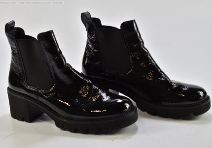 Paul Green Damen Stiefelette Boots UK 7 Nr. 24-B 5945-Schuh-Gebraucht-secondhand