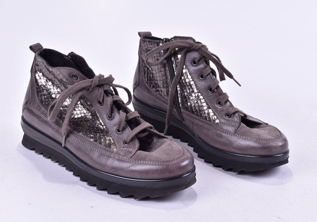 Semler Damen Stiefelette Boots UK 4 Nr. 24-J 4456-Schuh-Gebraucht-secondhand