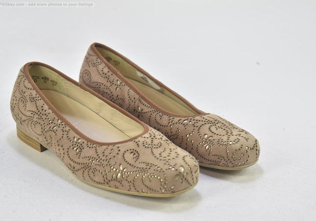 Semler Damen Halbschuhe Slipper Ballerinas UK 4 Nr. 24-X 2426-Schuh-Gebraucht-secondhand