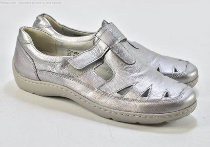 Waldläufer  Damen Halbschuhe Slipper Ballerinas  UK 7,5 Nr. 26-Z 83