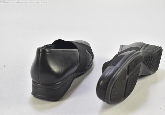 Semler Damen Halbschuhe Slipper Ballerinas UK 7 Nr. 25-F 3314-Schuh-Gebraucht-secondhand