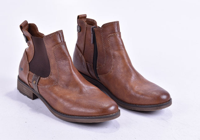 Mustang Damen Stiefelette Boots EUR 38 Nr. 24-P 4-Schuh-Gebraucht-secondhand