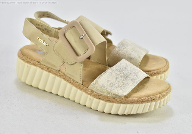Rieker  Damen Sandale Pantolette  EUR 37 Nr. 26-S 1496