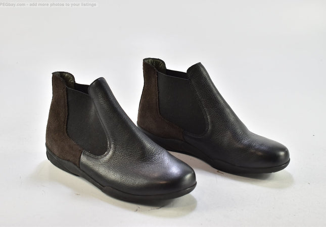 Ströber Damen Stiefelette Boots UK 4 Nr. 24-B 5863-Schuh-Gebraucht-secondhand