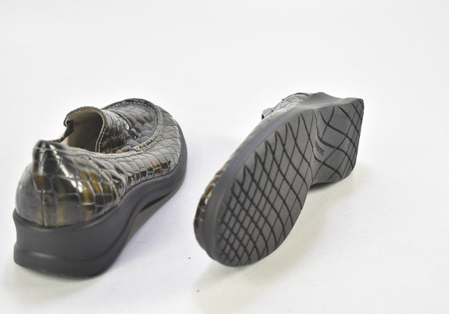Salamander Damen Halbschuhe Slipper Ballerinas UK 8 Nr. 24-F 1113-Schuh-Gebraucht-secondhand