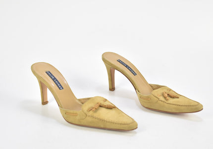 Ralph Lauren Damen Sandale Pantolette US 7,5 Nr. 24-SD 1339-Schuh-Gebraucht-secondhand