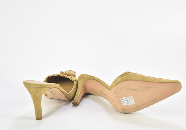 Ralph Lauren Damen Sandale Pantolette US 7,5 Nr. 24-SD 1339-Schuh-Gebraucht-secondhand